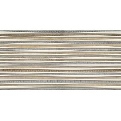 Декор Alma Ceramica Лоренс TWU09LRS74R коричневый 24,3×49,4 см
