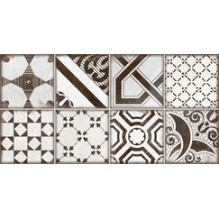 Плитка керамическая Alma Ceramica Бохо TWU2550BOH17 черно-белая 24,9×50 см