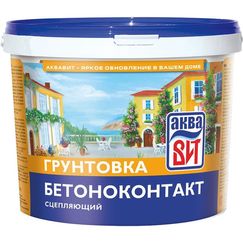 Бетоноконтакт (грунтовка) АкваВит ВАК сцепляющий с кварцевым наполнителем, 2 кг