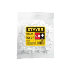 Крестики для кафеля Stayer 3380-5, 5 мм, 100 шт.