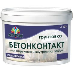 Бетоноконтакт (грунтовка) Латек сцепляющий, 6 кг