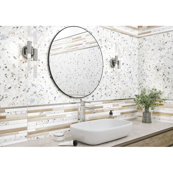 Плитка керамическая Alma Ceramica Бильбао TWU09BLB010 белая 24,9×50 см, изображение 4
