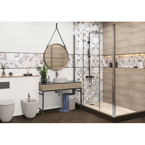 Плитка керамическая Alma Ceramica Коста-Рика TWA11COR004 коричневая 20×60 см, изображение 4