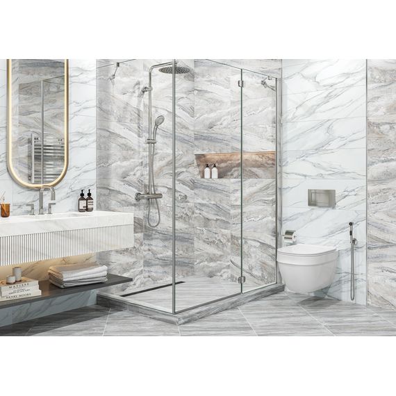 Декор Delacora Аликанте DW15ALC66R белый 24,6×74 см, изображение 4
