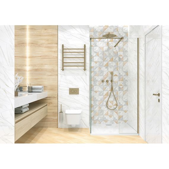 Плитка керамическая Delacora Каньон Каррара WT15CAC00R белая 24,6×74 см, изображение 3