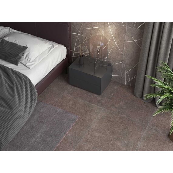 Керамогранит Керамин Флокк 7 белый 60×60 см, изображение 3