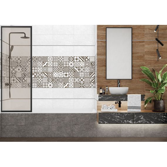 Плитка керамическая Alma Ceramica Бохо TWU2550BOH70 черная 24,9×50 см, изображение 3