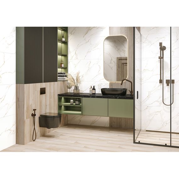 Керамогранит Alma Ceramica Невада GFU60120NVD00L белый 60×120 см, изображение 2