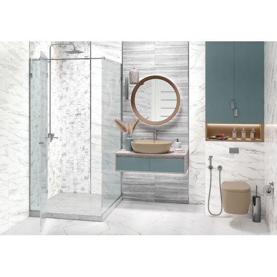 Плитка керамическая Alma Ceramica Вегас TWU09VEG007 белая 24,9×50 см, изображение 4