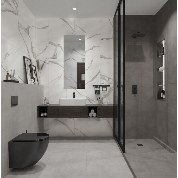 Керамогранит Global Tile Триумф GT60600403MR белый 60×60 см, изображение 5
