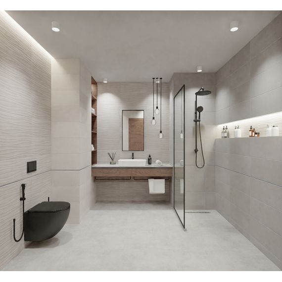 Плитка керамическая Global Tile Эко Лофт 10100001350 светло-серая 25×60 см, изображение 2