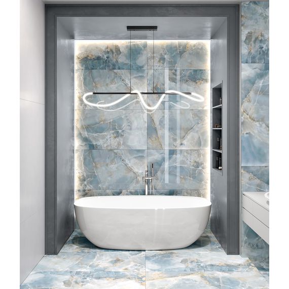 Керамогранит Global Tile Фаворито GT1206010703PR белый 60×120 см, изображение 2