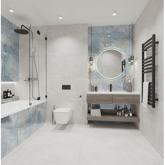 Керамогранит Global Tile Фаворито GT606010715MR серо-бежевый 60×60 см, изображение 4