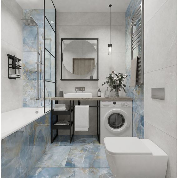 Керамогранит Global Tile Фаворито GT606010715MR серо-бежевый 60×60 см, изображение 5