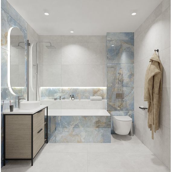 Керамогранит Global Tile Фаворито GT1206010712PR синий 60×120 см, изображение 6