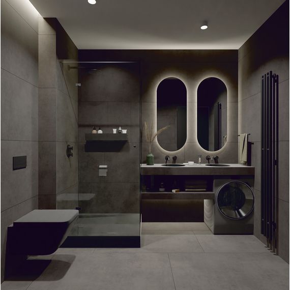 Керамогранит Global Tile Звезда GT120600509MCR темно-серый 60×120 см, изображение 3