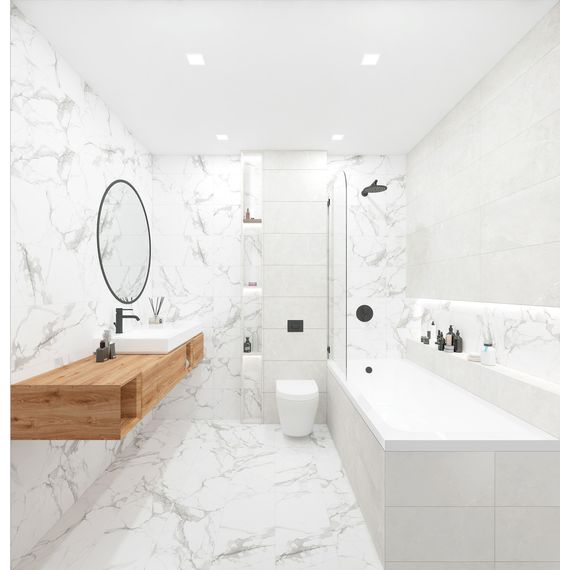 Керамогранит Global Tile Виктория 6260-0217 белый 30×60 см, изображение 3