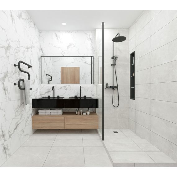 Керамогранит Global Tile Виктория 6260-0217 белый 30×60 см, изображение 6