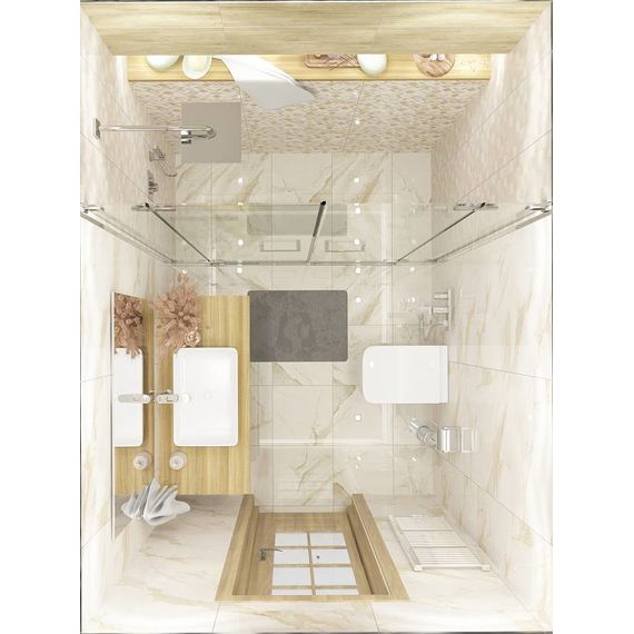 Панно Kerlife Calacatta Gold бежевое 63×63 см, изображение 6