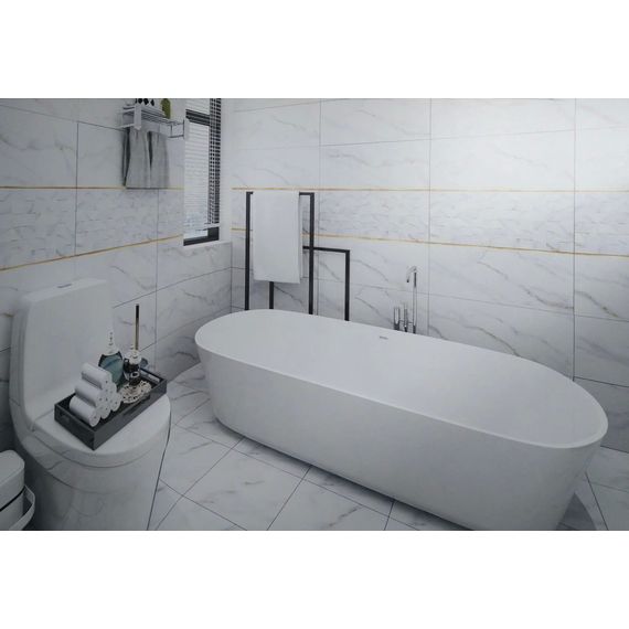 Плитка керамическая Primavera Дафнис TP453660D белый 45×45 см, изображение 2