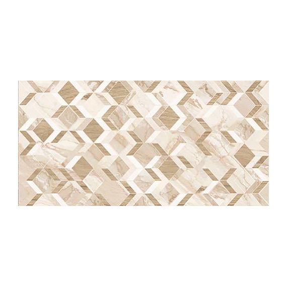 Плитка керамическая Kerlife Calacatta Gold Rombi бежевая 31,5×63 см