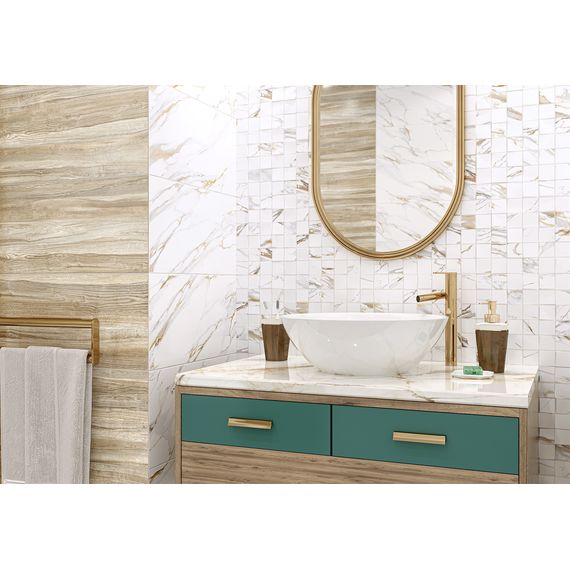 Керамогранит Alma Ceramica Дакота GFU6060ECL04R белая 60×60 см, изображение 4