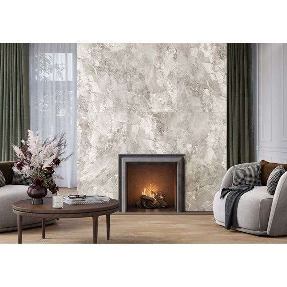 Керамогранит Alma Ceramica Рок Лайн GFU6060RKL77R темно-серый 60×60 см, изображение 5