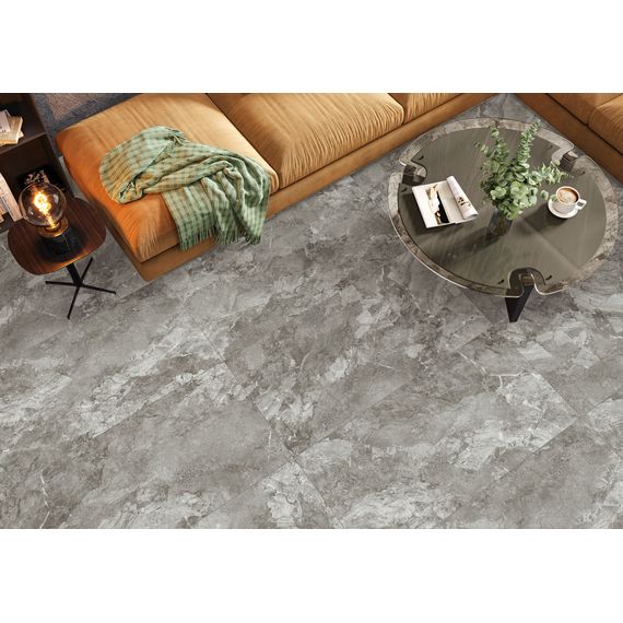Керамогранит Alma Ceramica Рок Лайн GFU60120RKL07R светло-серый 60×120 см, изображение 6