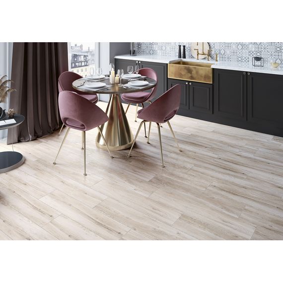 Керамогранит Alma Ceramica Вествуд GFA92WTD44R темно-коричневый 20×90 см, изображение 3