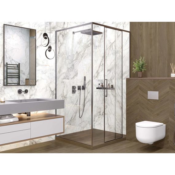 Керамогранит Delacora Багамы Каррара D60242M серый 60×60 см, изображение 2
