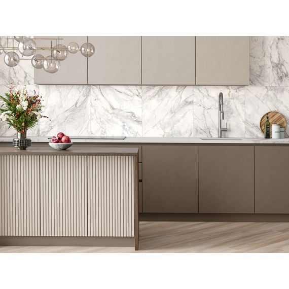 Керамогранит Delacora Багамы Флористика Светлый D120241G серый 60×120 см, изображение 3