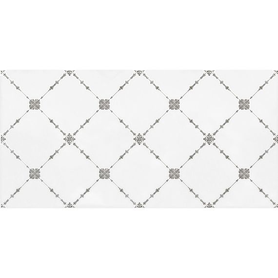 Декор Alma Ceramica Брента DWU09BRT004 серый 24,9×50 см