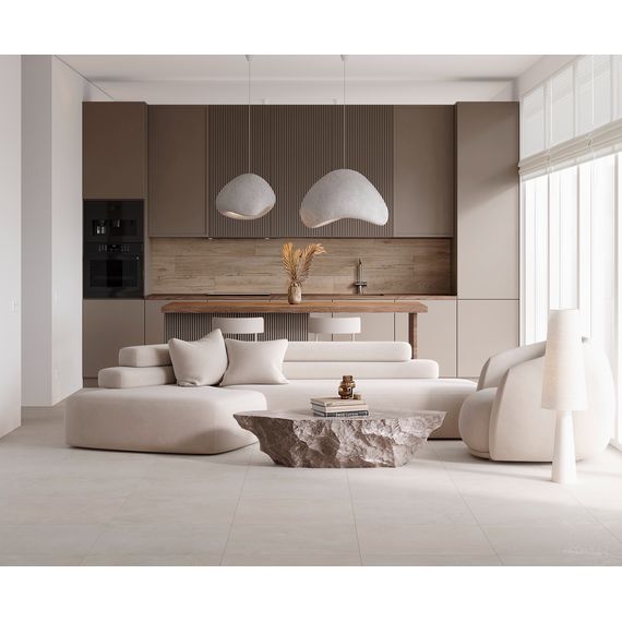 Керамогранит Laparet Шарон Крим 431367 бежевый 60×60 см, изображение 3