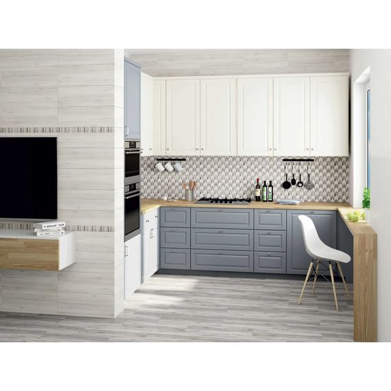 Керамогранит LB Ceramics Альбервуд 6264-0063 белый 20×60 см, изображение 3