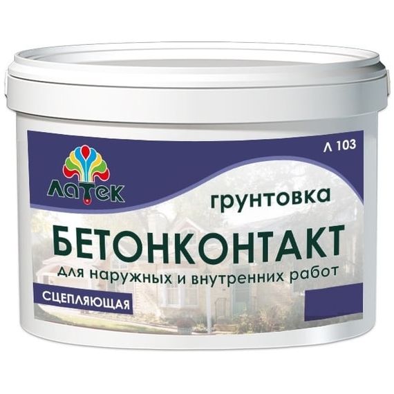 Бетоноконтакт (грунтовка) Латек сцепляющий, 12 кг