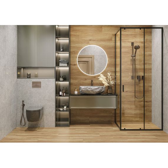Керамогранит Alma Ceramica Бали GFA92BAL04R бежевый 20×90 см, изображение 2
