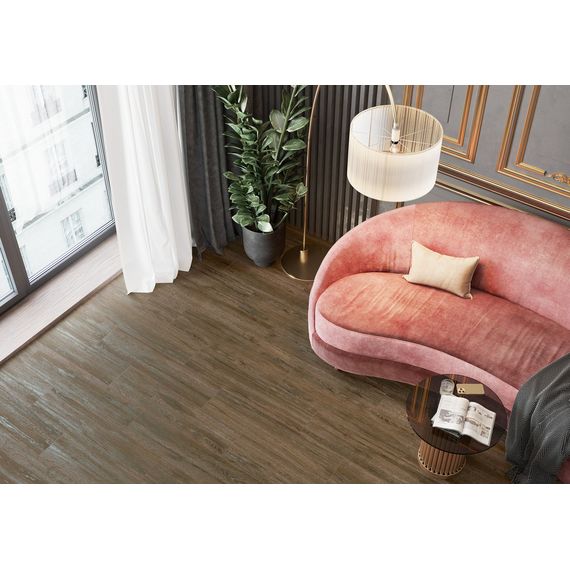 Керамогранит Alma Ceramica Грандвуд GFA2090GRW44R темно-коричневый 20×90 см, изображение 5