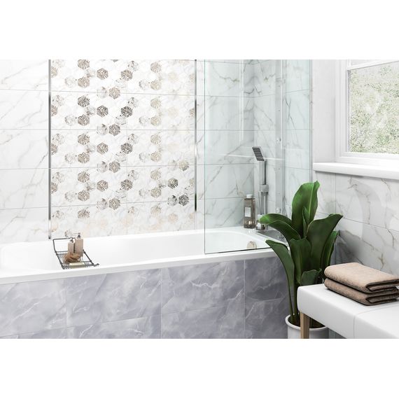 Декор Alma Ceramica Гриджио DWU09GRG017 разноцветный 24,9×50 см, изображение 2