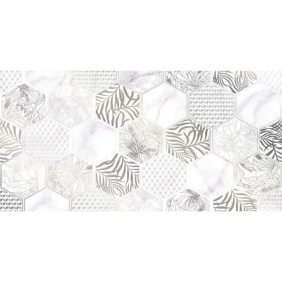 Декор Alma Ceramica Гриджио DWU09GRG027 разноцветный 24,9×50 см