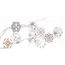 Декор Primavera Киана TP3670H1 белый 30×60 см